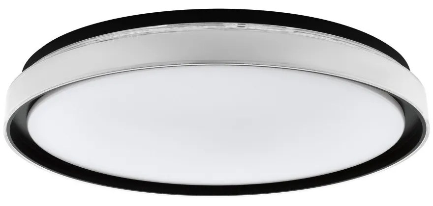 Plafoniera LED cu telecomanda design modern Seluci negru, alb