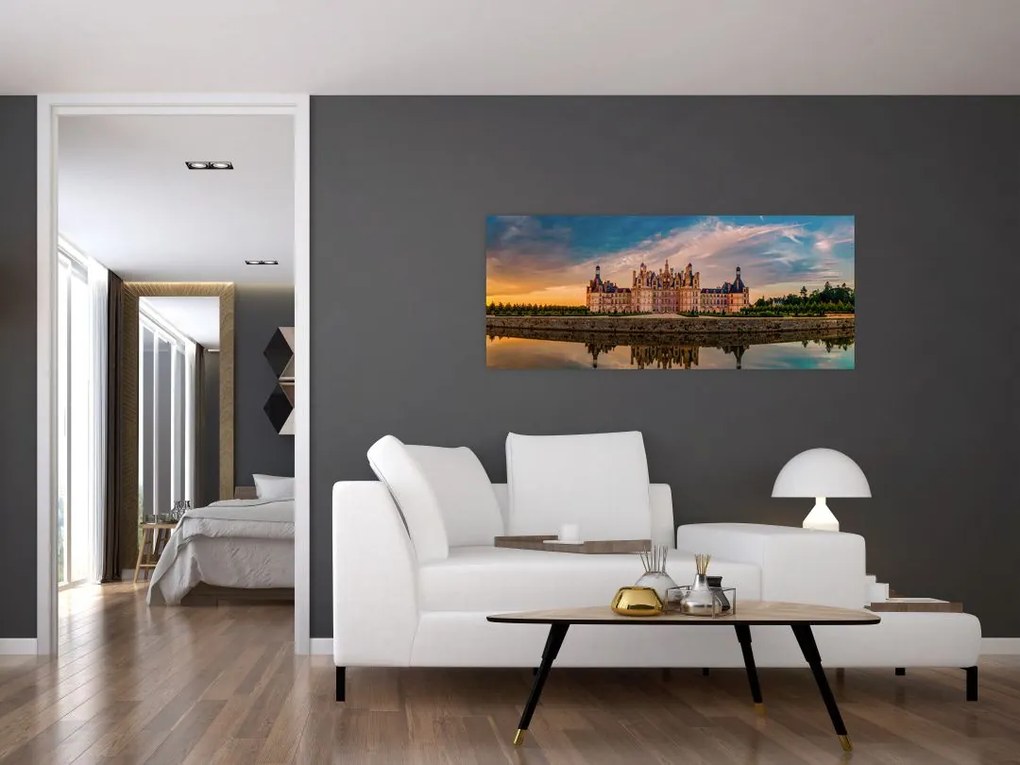 Tablou cu castel (120x50 cm)