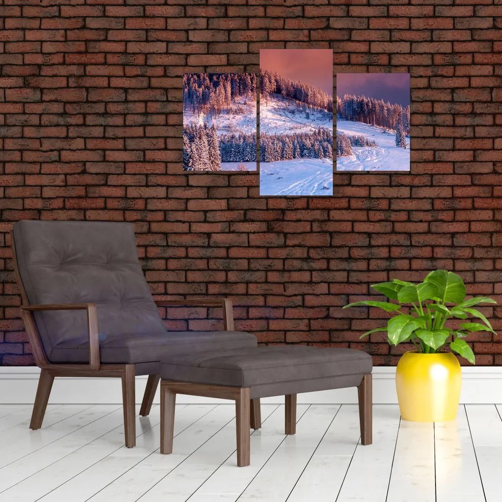 Tablou - Peisaj de iarnă (90x60 cm)