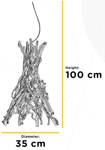 Lustră pe cablu AGAR 1xE27/22W/320V ONLI