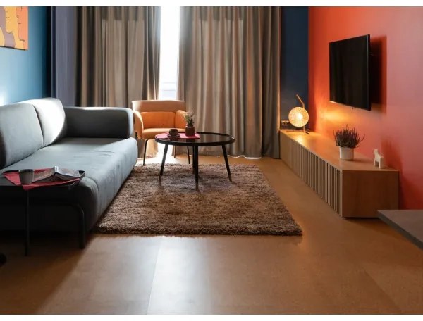 Lampă de masă JUNO 1xE27/7W/230V bej/auriu Klausen 108003