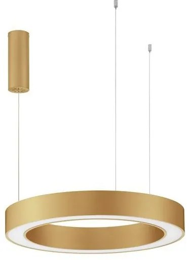 Pendul LED dimabil design modern MORBIDO alama auriu
