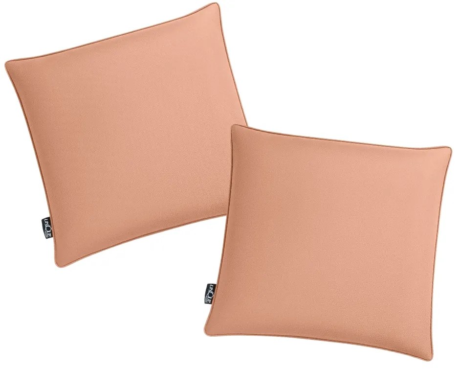 Set 2 buc perne de exterior CALINO 45x45 cm, maro-portocaliu