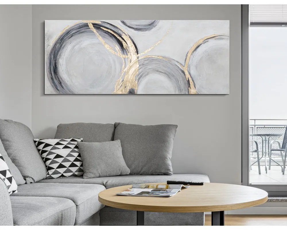 Tablou 150x60 cm Circly - Mauro Ferretti