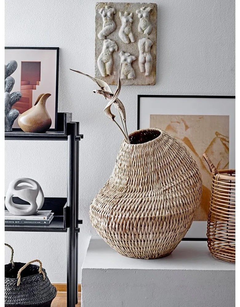 Coș de depozitare din iarbă-de-mare ø 35x39 cm Floria – Bloomingville