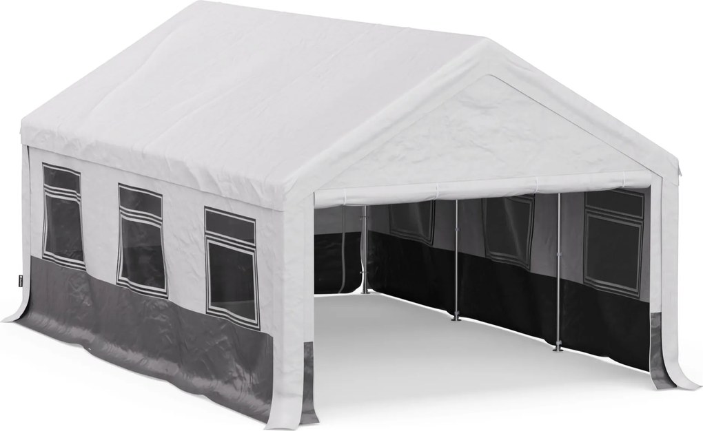 Blumfeldt Party Haven, cort, 598 x 386 x 300 cm, rezistent la intemperii, cadru din oțel, ușor de asamblat, cu pereți laterali