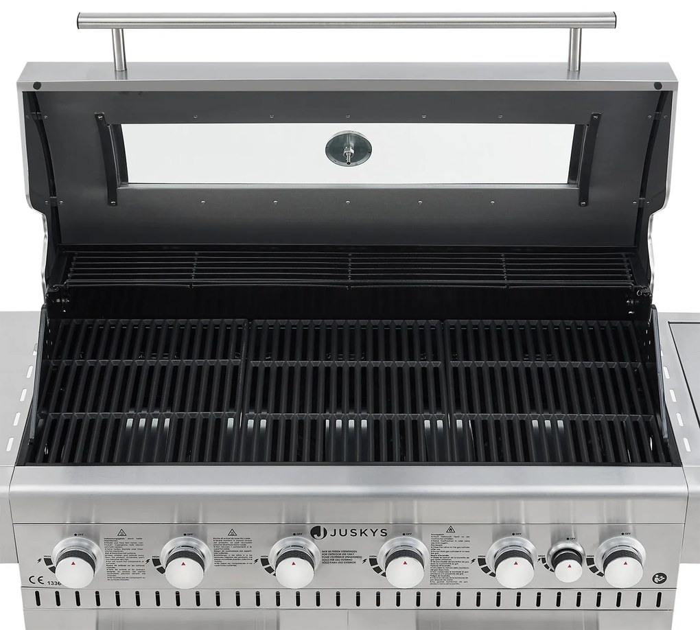Gratar pe gaz Minnesota BBQ cu 6 arzatoare + 1 arzator lateral