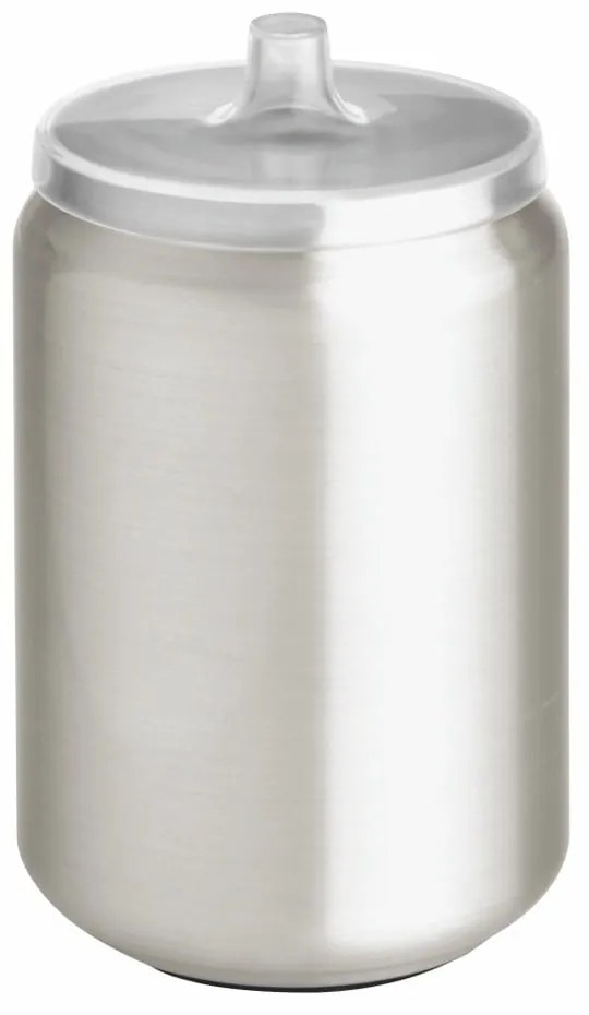 Organizator de baie argintiu pentru dischete demachiante din oțel inoxidabil Austin – iDesign