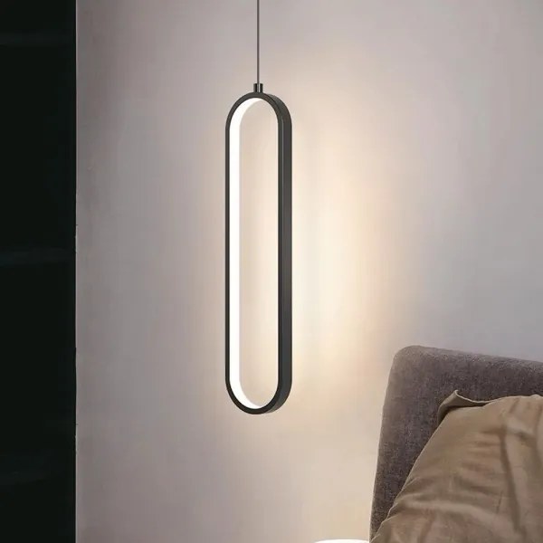 Lustră LED pe cablu LED/13W/230V 3000K negru