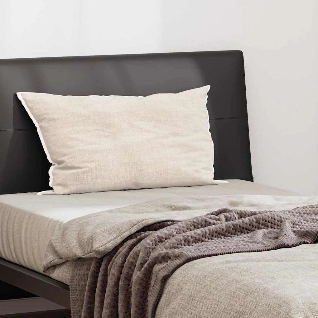 vidaXL Pernă cu pernă Alb 40 x 80 cm 130gsm 100% bumbac
