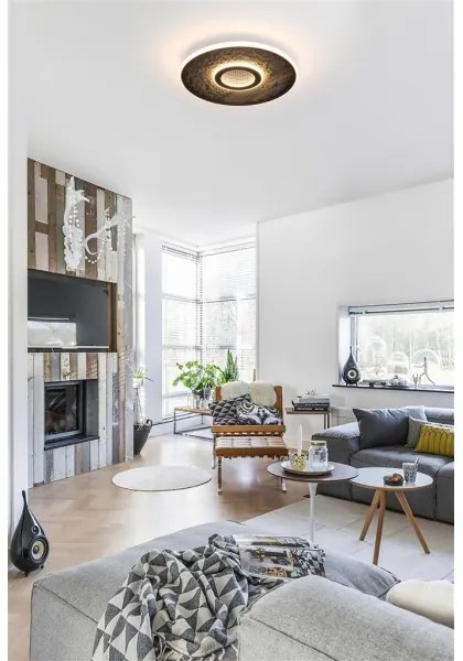 Searchlight 80780-46BK - Plafonieră LED dimmabilă LUMADISC LED/20W/230V Ø 41 cm