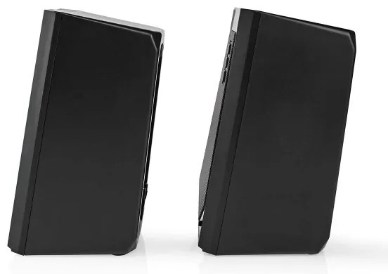 Nedis GSPR31020BK - Set 2x boxe RGB LED gaming 18W/5V