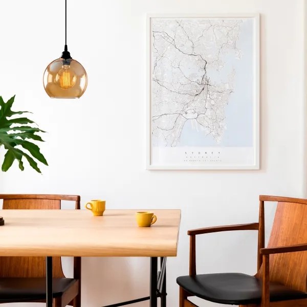 Lustră pe cablu GOLD 1xE27/40W/230V