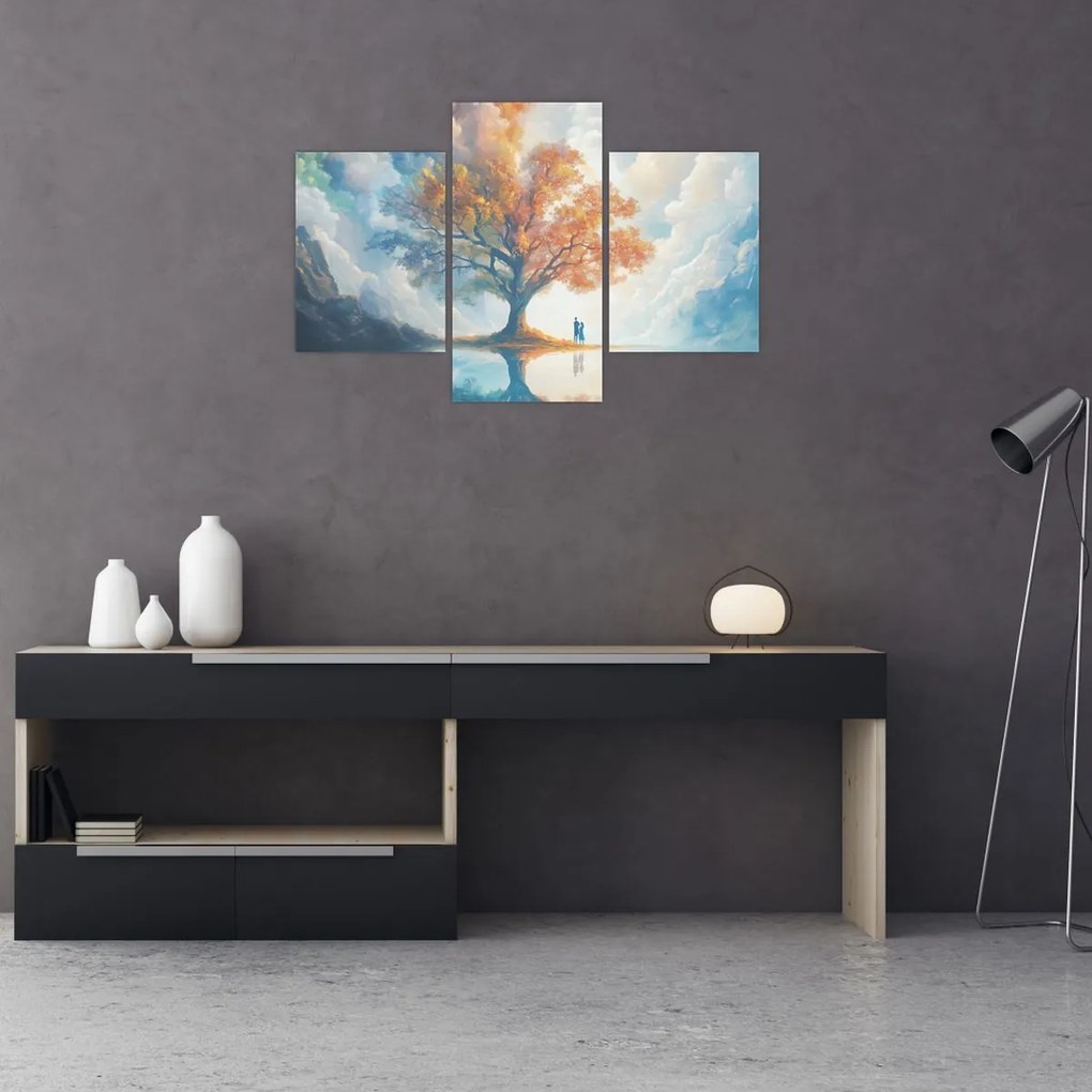 Tablou – Arborele vieții și al iubirii (90x60 cm)