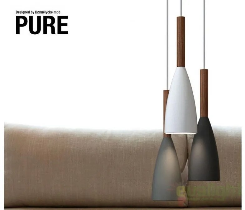 Pendul design minimalist diametru 10cm Pure alb 78283001 DFTP