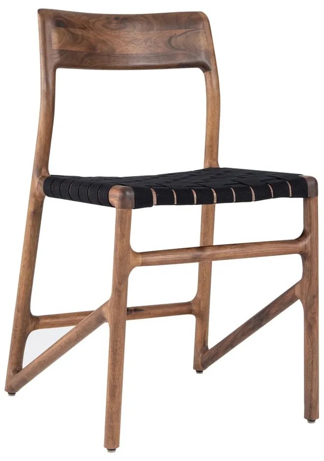 Scaun de dining negru/maro Fawn – Gazzda