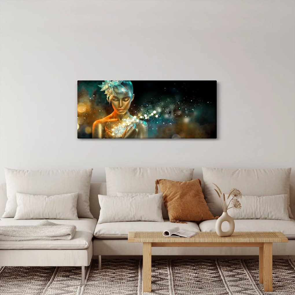 Tablou - zâna albastră (120x50 cm)