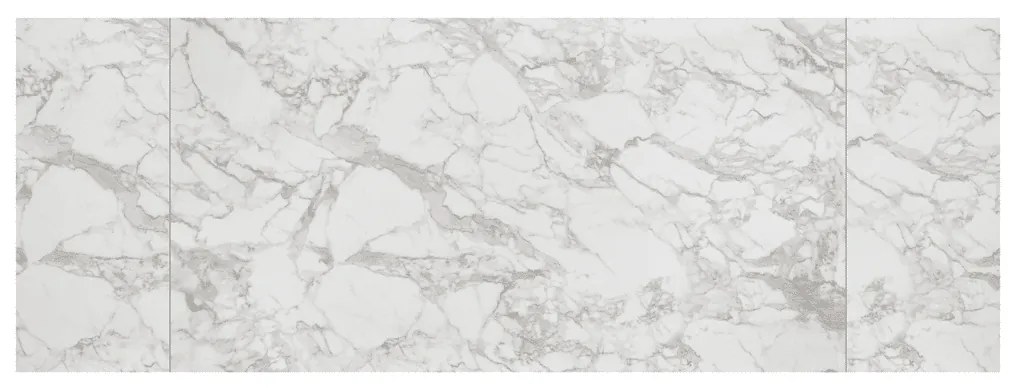MIRABELLE-MASA BLAT DREPTUNGHIULAR CERAMICA ALB - PICIOR METALIC BRONZ 180 cm/90 cm