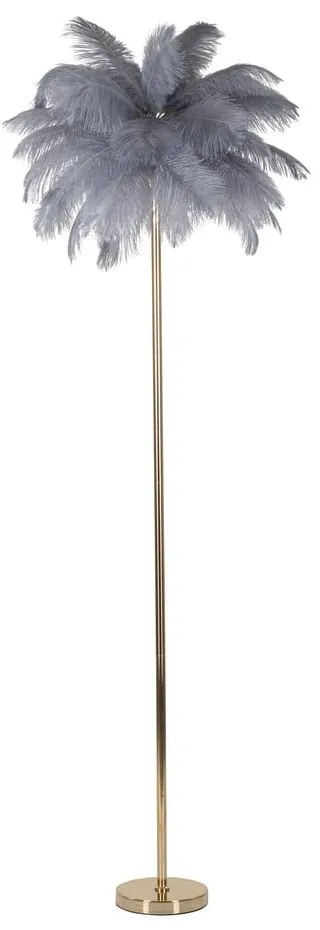 Lampadar gri/auriu (înălțime 160 cm) Palm – Mauro Ferretti