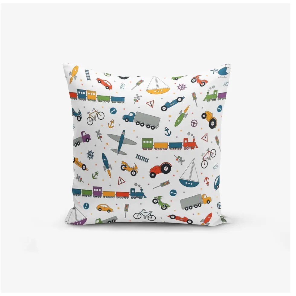 Față de pernă pentru copii Child Vehicles - Minimalist Cushion Covers