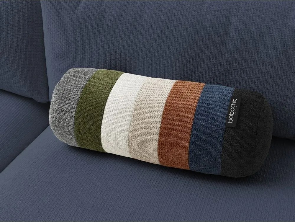 Canapea albastră extensibilă/cu spațiu de depozitare 265 cm Ezechiel – Bobochic Paris