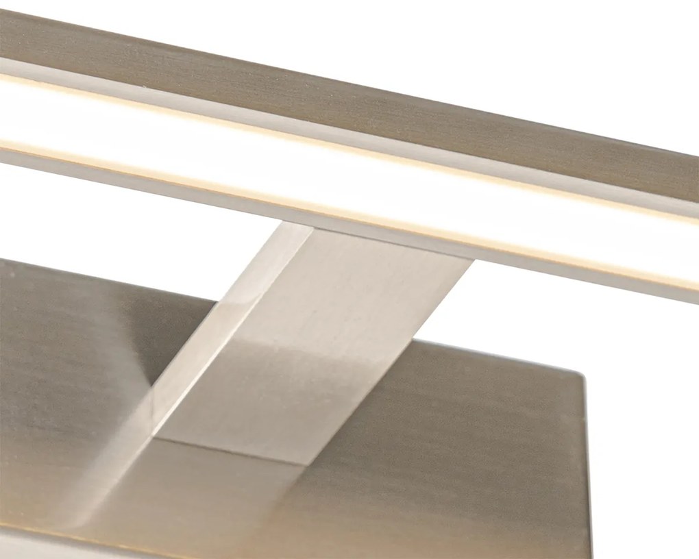 Lampă de perete din oțel 41,5 cm cu LED inclus IP44 - Jerre