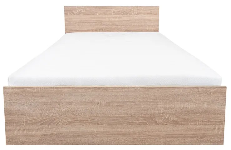 Pat dublu Miami fără cadru de pat 140x200 cm stejar sonoma-stejar sonoma