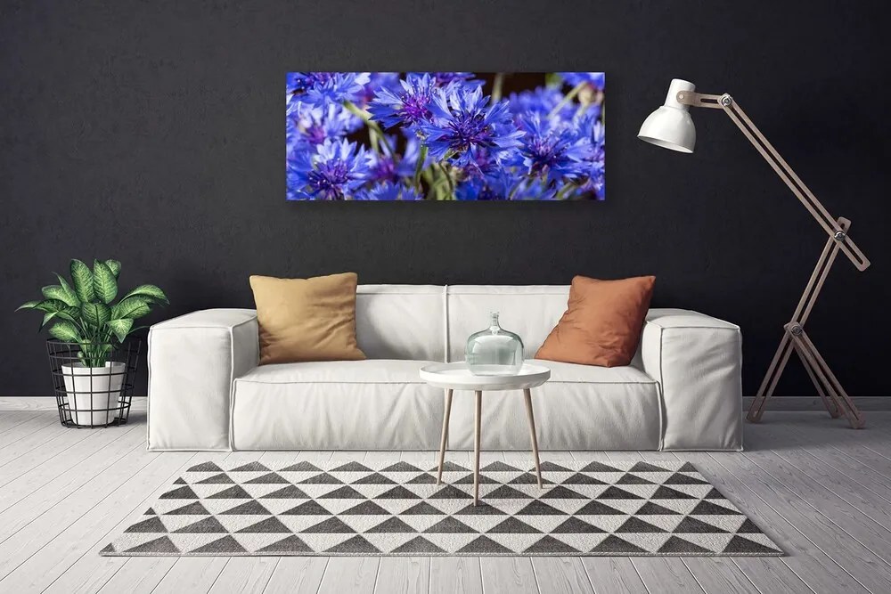 Tablou pe panza canvas Flori Floral violet