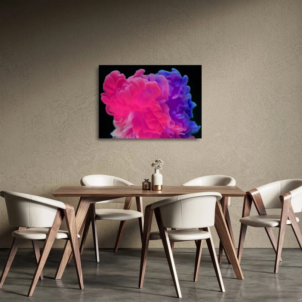 Tablou pe sticlă cu fum colorat (70x50 cm)