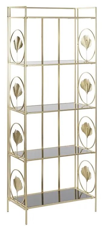 Raft dkd home decor geam auriu* metal (60 x 32 x 161,5 cm)
