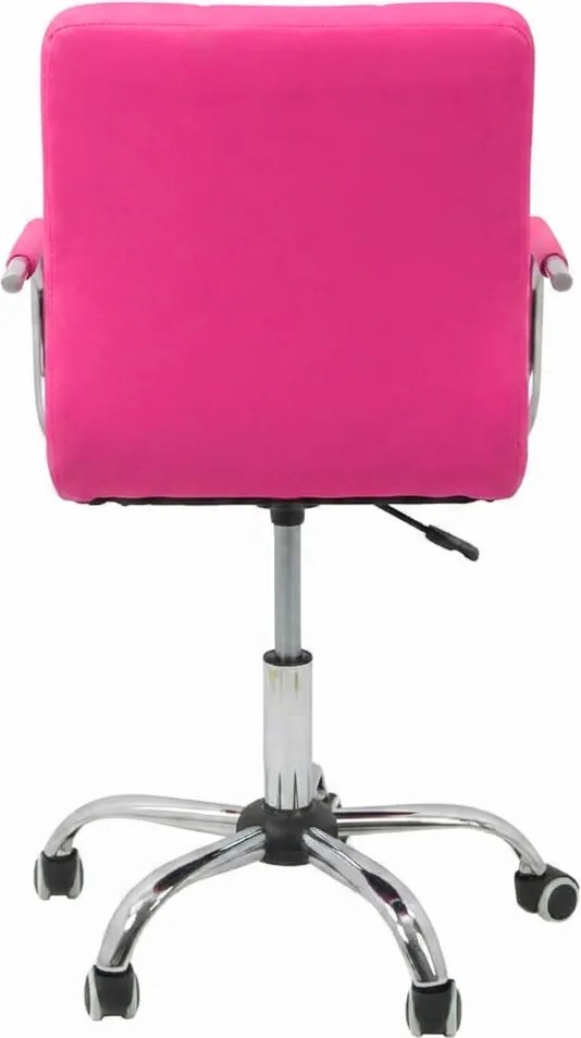 Scaun de birou copii roz din piele ecologica ergonomic si ajustabil OFF 328