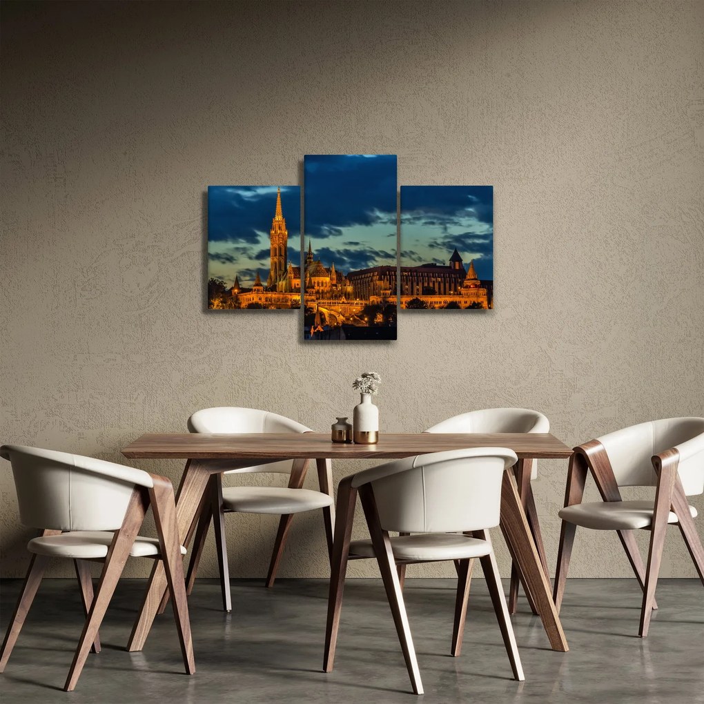 Tablou cu construcție iluminată (90x60 cm)