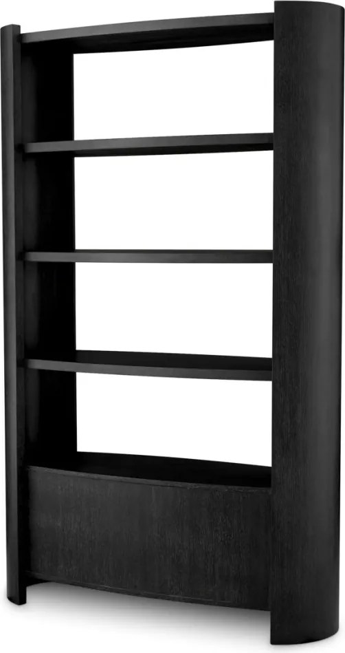 Raft LUX Furnir Stejar Gri Carbune, Splendora