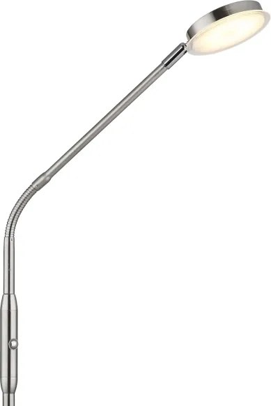 Globo 58504SN - Lampă de podea LED cu control tactil și variator SILVIO LED/6,5W/230V crom mat