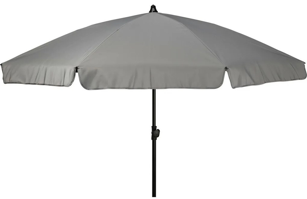 Parasol Umbrelă de plajă cu înclinare 185 cmdiametru, gri