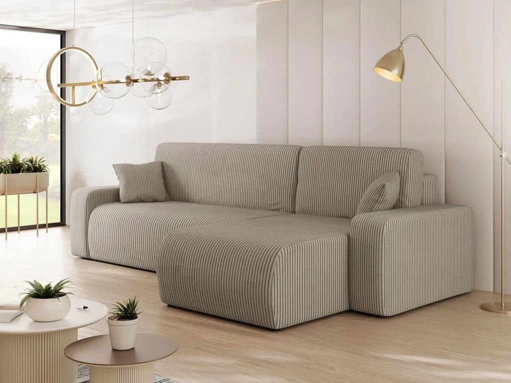Colțar Euston L S (Bej) (cu sp. depozitare). Promo -17%. 1105039
