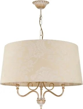 Brilagi - Candelabru suspendat pe lanț SONIA 3xE27/15W/230V Ø 56 cm crem cu patină