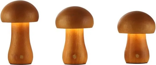 Searchlight EU34125NA - Set de 3 lămpi de masă LED MUSHROOM, 1,1W/5V