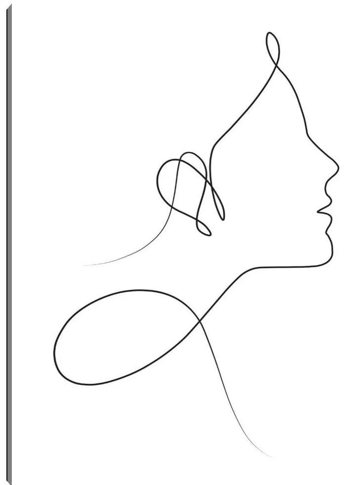 One Line Face