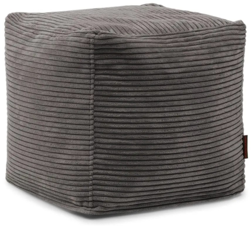 Fotoliu bean bag mov cu tapițerie din catifea reiată Up! MooG – SLOWDOWN