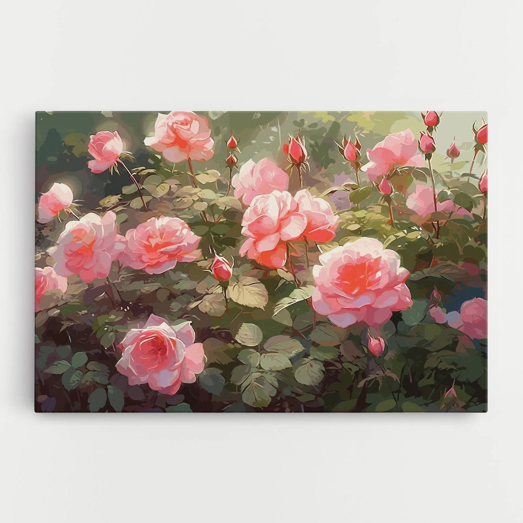 Tablou Canvas, 20x30cm, Dormitor si Living, Flori, Trandafiri, Wild Roses