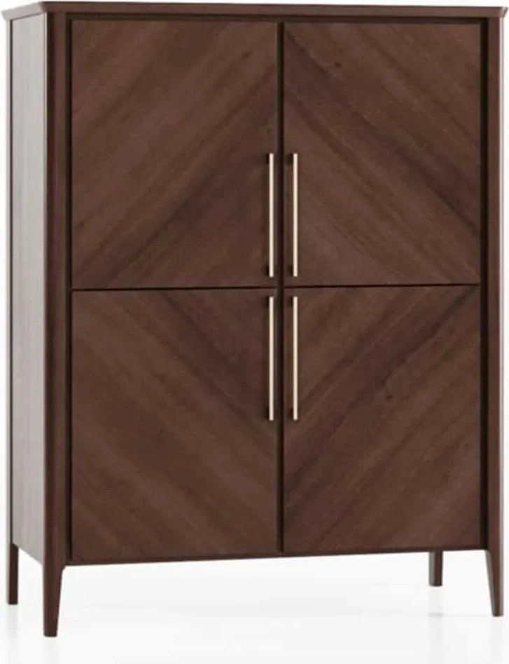 Bufet lemn masiv Selvawood, 110 × 49,5 × 140 cm