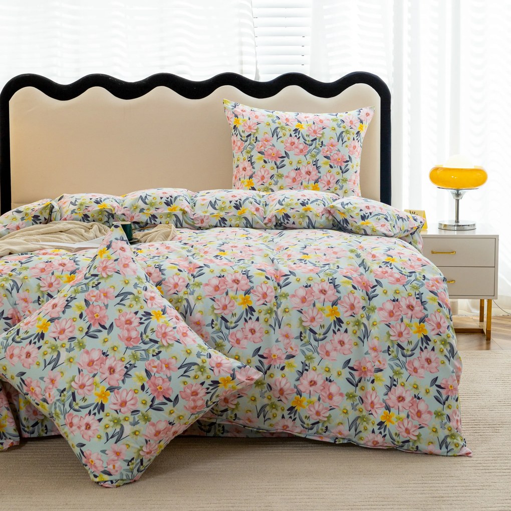 Lenjerie de pat din microfibra GARDENIA, colorata Dimensiune lenjerie de pat: 70 x 80 cm | 140 x 200 cm