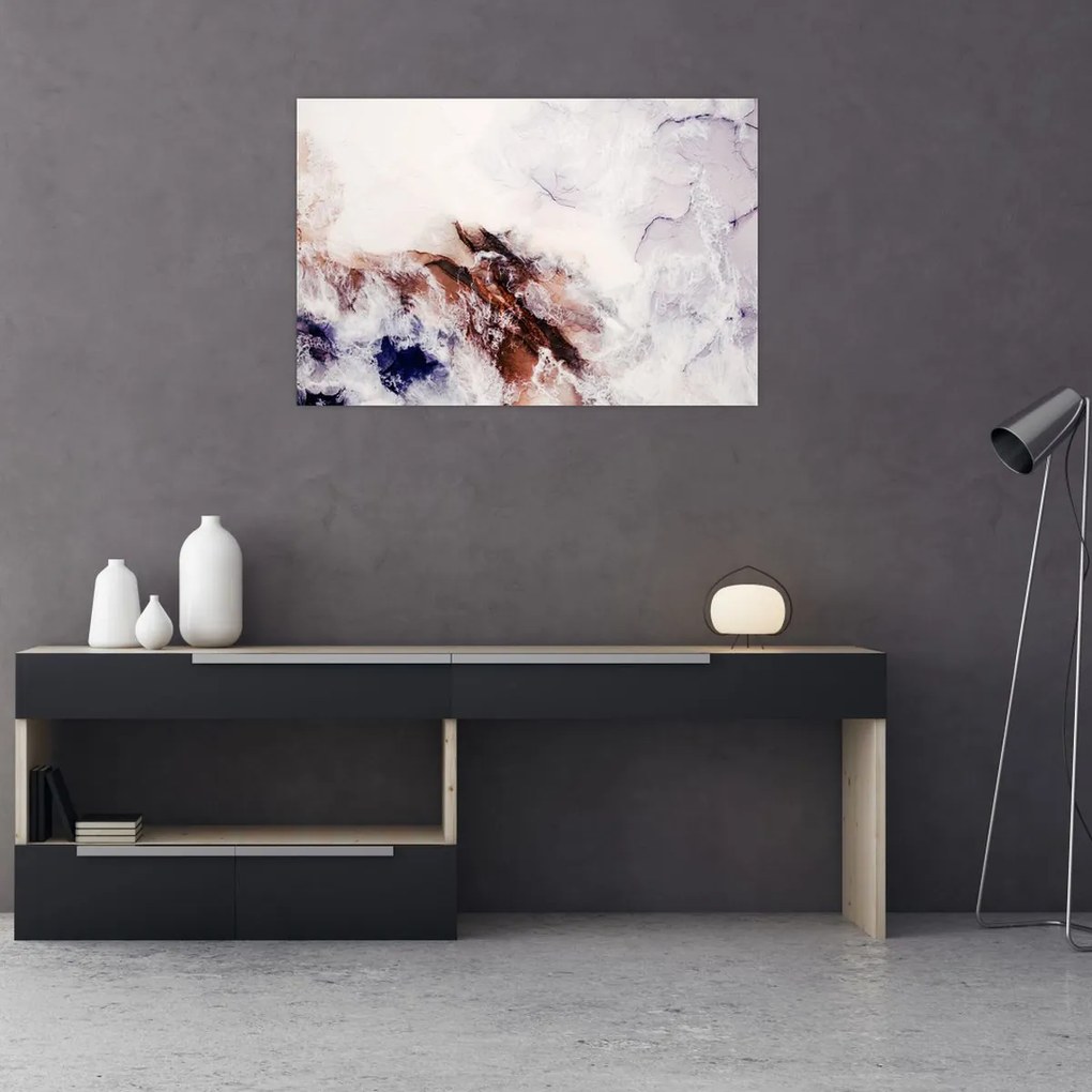 Tablou - Marmură violet N⁰1 (90x60 cm)