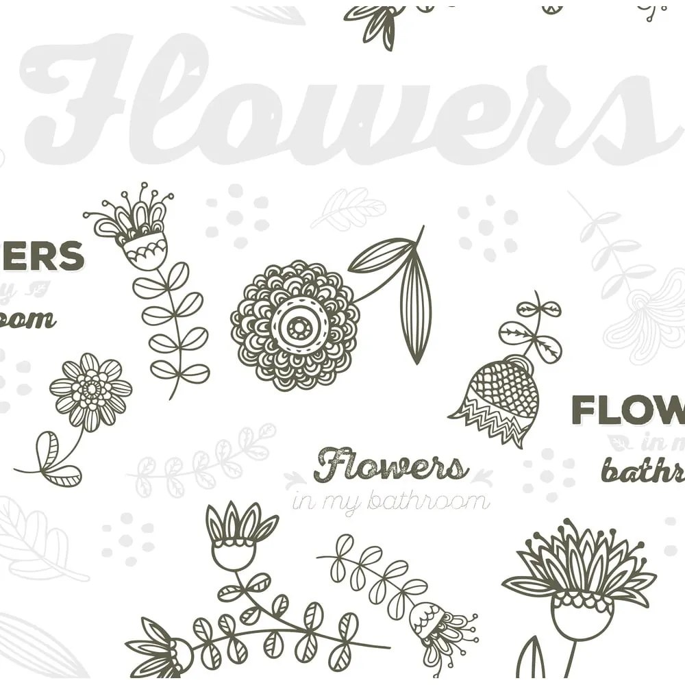 Perdea de duș 180x200 cm Flowers – MSV