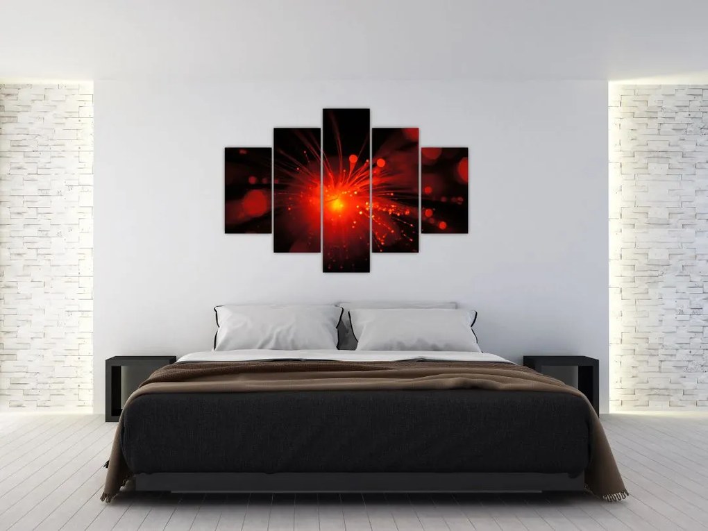 Tablou cu abstacție sclipire (150x105 cm)