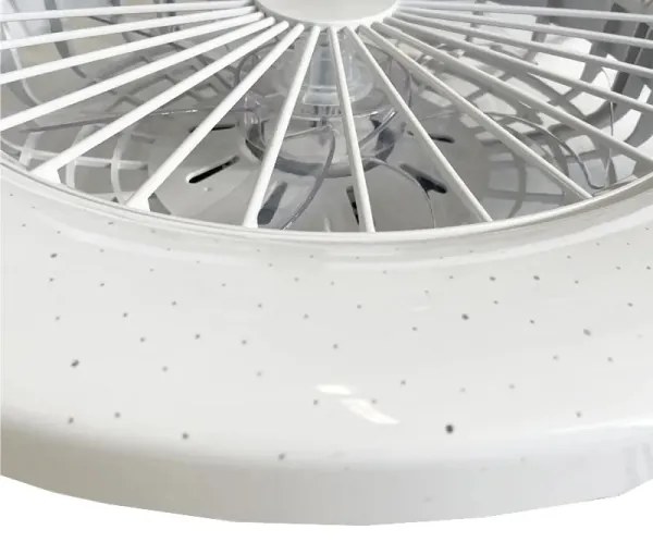 Plafonieră LED cu ventilator STAR LED/48W/230V + telecomandă