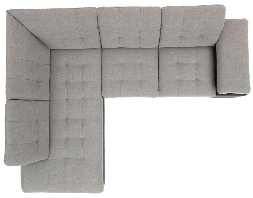 Canapea de colț Palermo L cu funcție de dormit - Partea stângă