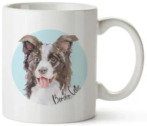 Bohemia Gifts Cană ceramică - Border Collie, 350ml