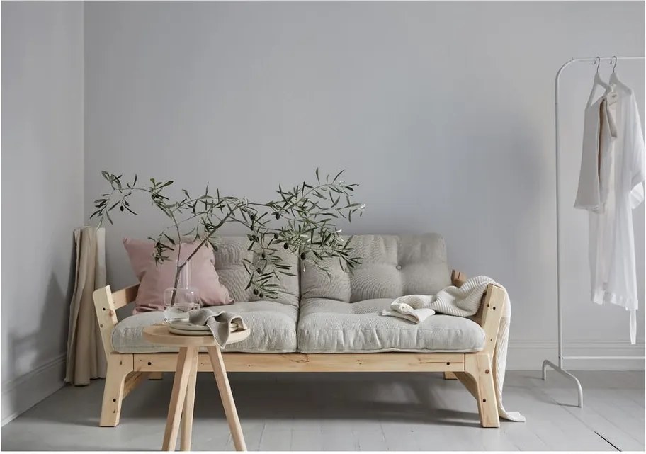 Canapea variabilă KARUP Design Step Natural, albastru petrol